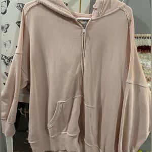 aerie zip up sweatshirt